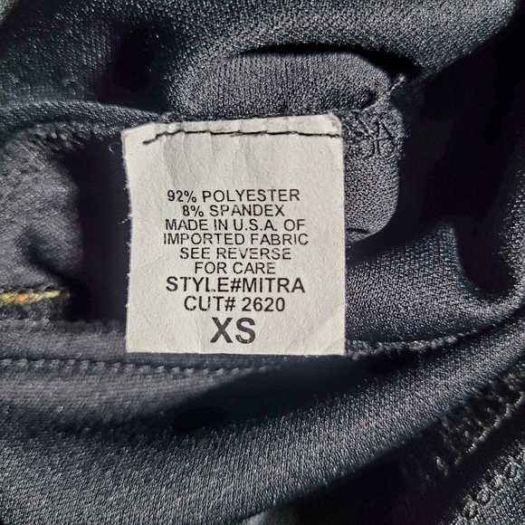 Mesmerize Leopard & Peacock Print Layered Shift Summer Dress Women's (XS) - Picture 6 of 7